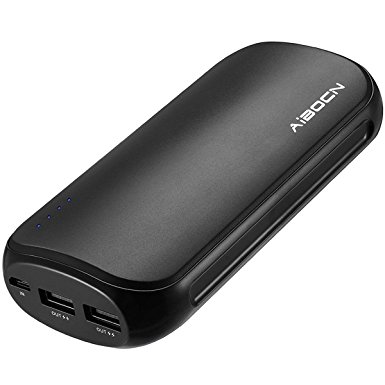 Aibocn Power Bank 16000mah Portable External Charger With Fast Charging Technology For Iphone Samsung Galaxy Tablets And More Black Charge With Power