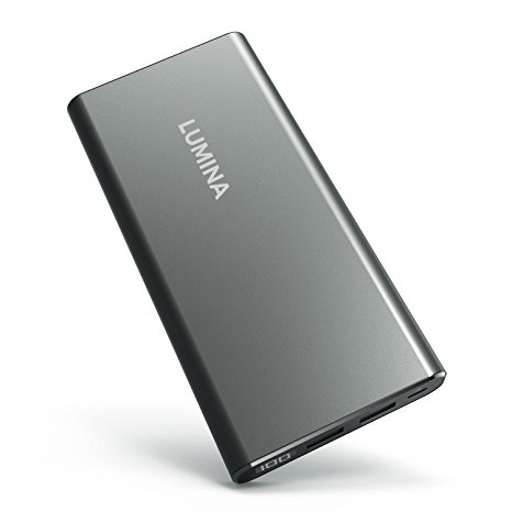 Lumina 15000 mAh Ultra Compact Portable Charger 2-Port External Battery  Power Bank with High-Speed Charging Technology - CHARGE WITH POWER